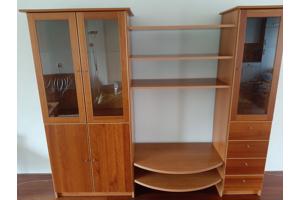 Kersen Houten Vitrinekast