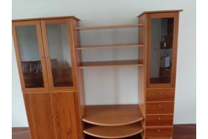 Kersen Houten Vitrinekast