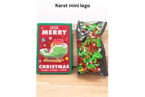 Kerst blokken speel set arren slee - cadeau tip - klein form