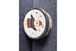 Kerstblikken kersttrommels blik kerst 4 st