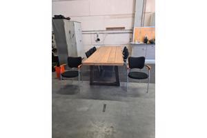 tafel steigerhout fijn afgewerkt met of zonder stoelen