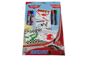 Disney Planes Colour fun (teken set) 8 delig