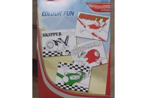 Disney Planes Colour fun (teken set) 8 delig