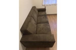 Nubuck leren Montèl bank - 260x90 cm