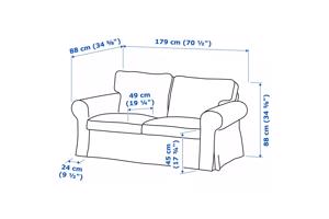 Tweezits bank IKEA Ektorp