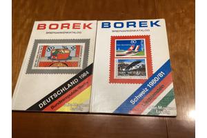 Borek briefmarkenkatalog Schweiz 1980/81 Zwitserland