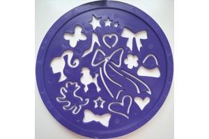 Barbie teken spirograaf kerstmis thema