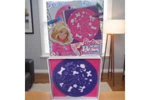 Barbie teken spirograaf kerstmis thema