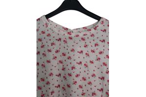 Croptop blote rug met veters XL