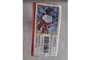 nr 77 Diamond Painting sneeuwpop 50x40cm (rond)