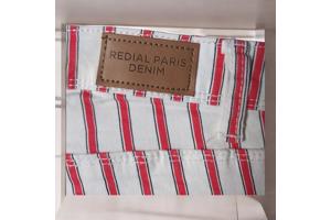 Redial Denim Paris skinny jeans wit rood M/38