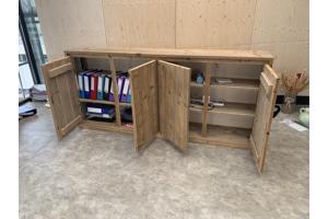 Steigerhouten wandkast / dressoir