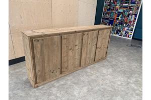 Steigerhouten wandkast / dressoir