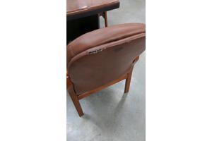 Luxe kantoor/vergaderruimte tafel met 6 stoelen