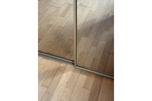 5 spiegeldeuren op rails 192x92 cm