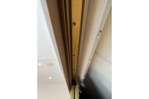 5 spiegeldeuren op rails 192x92 cm