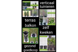 AARDBEIEN TOREN KLIMPLANTENREK etagère