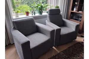 3-zitsbank met 2 fauteuils