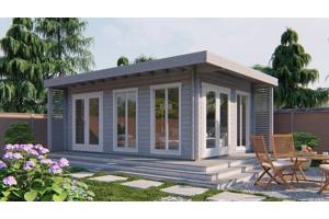 Blokhut - Tuinhuis Hildegard | 44 mm | vuren onbehandeld