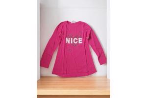 Seagull longsleeve pink hart nice glitter en parels 170/176