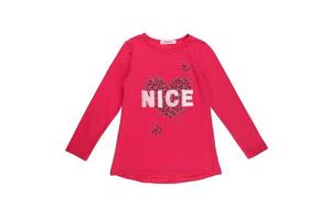 Seagull longsleeve pink hart nice glitter en parels 170/176