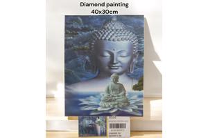 Diamond Painting Pakket - Boeddha - 40x30 cm - Complete Set