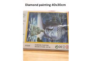 Diamond Painting Pakket - Boeddha - 40x30 cm - Complete Set