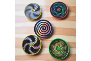 5-Delige holografische tollen set