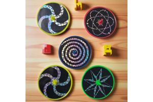 5-Delige holografische tollen set