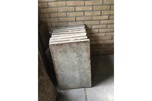 Diverse terrastegels gratis af te halen