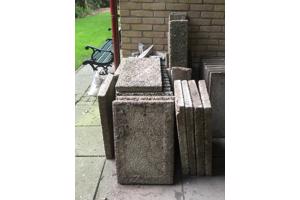 Diverse terrastegels gratis af te halen