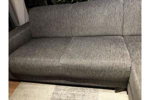 Grijs hoekbank 3 personen