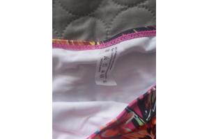 3 delig Bikini set roze bloemen XL