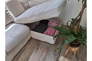 IKEA 3-zitsbank met chaise longue