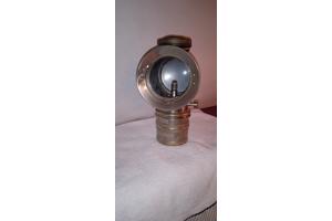 Vintage carbid fiets lamp