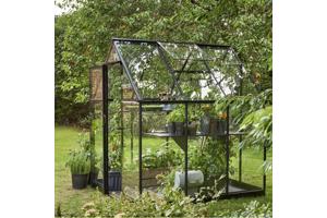 NIEUW Tuinkas Qube 66, zwart gecoat