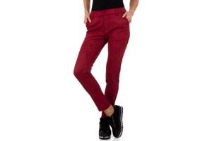 Drole de Copine stretchy zachte sterren broek rood S