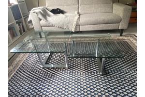 Set glazen salontafels