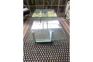 Set glazen salontafels