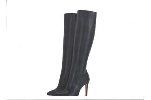 leren kniehoge laaren