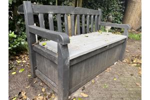 Zwart grijze Tuinbank
