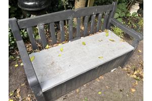 Zwart grijze Tuinbank