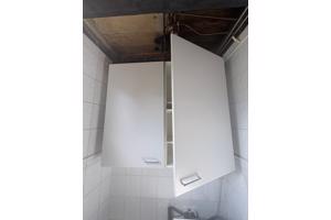 Dubbele bovenkast h104, b120, d34 wit laminaat