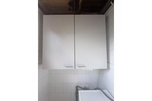 Dubbele bovenkast h104, b120, d34 wit laminaat