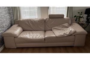 Leren Eijerkamp bank, 250 cm.