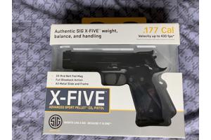 SIG Sauer X-FIVE / black / 4,5 mm .177 CO2