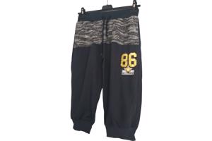 Nanqier heren korte broek donkerblauw grijs S