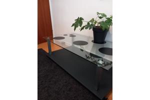 Glazen salontafel