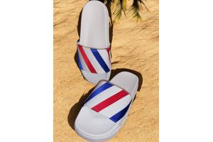 Slippers rood wit blauw 36