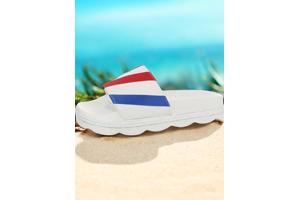 Slippers rood wit blauw 36